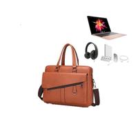 Arcanine Bolsa de cuero para laptop para hombre y mujer, bolsa cruzada sobre el hombro, bolsa de oficina (38 x 2, 9 x 8 cm), Naranja, Utilidad