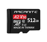 ARCANITE AKV30A2512 - Tarjeta de memoria microSDXC (512 GB, A2, UHS-I U3, V30, 4K, C10, Micro SD)