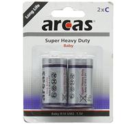 Arcas 11700214 LR14 C Baby - Batería de 1,5 V (2 Unidades), Multicolor (Pack de 2) 1.5 V Multicolor