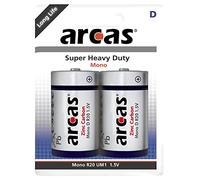 Arcas 11700220 LR20 D Mono - Batería (1,5 V, 2 Unidades), Multicolor (Pack de 2) 1.5 V Multicolor