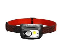 Arcas 30710015 - Linterna frontal LED con 9 W, diadema ajustable y sensor, recargable mediante puerto USB, lámpara frontal con 6 funciones de iluminación, ideal para trabajar, hacer senderismo y correr