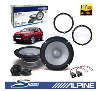 Arcas ALPINE S2-S65C Altavoces Delanteros 2vie 165mm 240W para Opel Grandland X