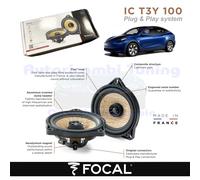 Altavoz coaxial Focal IC-T3Y-100 10 cm (4") compatible con Tesla Model 3 Sr