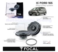Focal Altavoz coaxial IC-FORD-165 16,5 cm (6,5") compatible con Ford