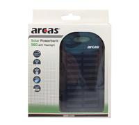Arcas Solar-Powerbank S60 Con 6000mAh Función Linterna Para LED