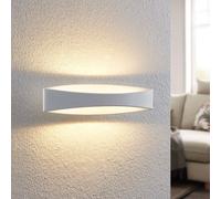 Arcchio Aplique de pared LED Jelle, 44 cm, blanco, metal, arriba/abajo