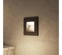 Arcchio aplique empotrable Zamo, G9, negro, 12 cm, IP65