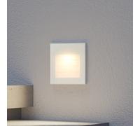 Arcchio Aplique LED empotrable Zamo, lamas, blanco, metal, IP65 True