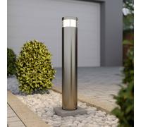 Arcchio Bolardo luminoso Caramia, acero inoxidable V4A, resistente al agua salada