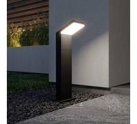 Arcchio, bolardo luminoso LED Yolena, 60 cm, antracita, aluminio True