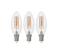 Arcchio Bombilla de filamento LED E14 vela, lote de 3, 3000 K EC:EPREL:1826319