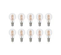 Arcchio bombilla LED con filamento E14 G45, lote de 10, 3000 K EC:EPREL:1826389