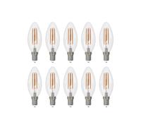 Arcchio bombilla LED con filamento E14 vela juego de 10, 2700 K EC:EPREL:1826244