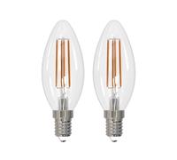 Arcchio Bombilla LED con filamento E14 vela, set de 2, 2700 K EC:EPREL:1826244