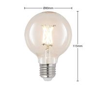 Arcchio Bombilla LED E27 4W G80 2700K filamento atenuable transparente EC:EPREL:979718