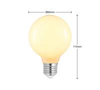 Arcchio Bombilla LED E27 8W G80 2.700K atenuable, opal, lote de 2 EC:EPREL:979724