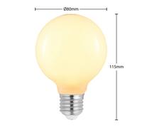 Arcchio Bombilla LED E27 8W G80 2.700K atenuable, ópalo EC:EPREL:979724