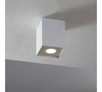 Arcchio downlight de techo Jolina, angular, blanco, 13cm, metal