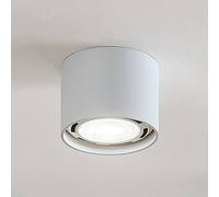 Arcchio downlight de techo Mabel, Ø 12 cm, blanco, metal, GU10 True