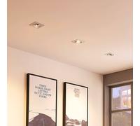 Arcchio downlight empotrable Sophia, aluminio, angular