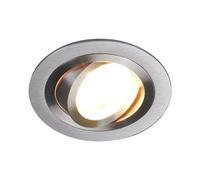 Arcchio downlight empotrable Sophia, aluminio, redondo