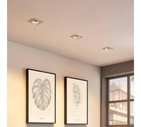 Arcchio downlight empotrable Sophia, blanco, angular True