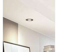 Arcchio downlight Zyron, negro, Ø 8,2 cm