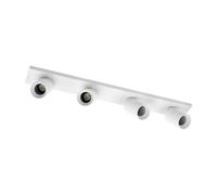Arcchio Foco Brinja, blanco, angular, Ø 7 cm, 4 luces, GU10
