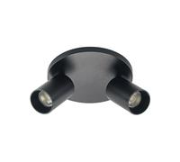 Arcchio Foco Brinja (Moderno) en Negro hecho de Aluminio e.o. para Pasillos (2 llamas, GU10) foco empotrado lámpara techo pared
