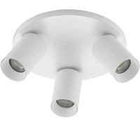 Arcchio Foco Brinja, blanco, redondo, Ø 6 cm, 3 luces, GU10