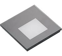 Arcchio Foco empotrado de pared de aluminio negro