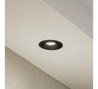 Arcchio Harcos downlight LED, negro, Ø 11 cm, 4.000K