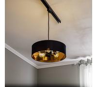 Arcchio Heleni lámpara colgante carril negro oro 40cm