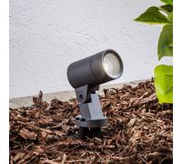 Arcchio Hemmani foco con pica, altura 35 cm, antracita, aluminio True