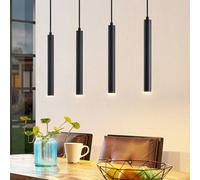 Arcchio Kammeron lámpara colgante LED, negro, metal, 80 cm