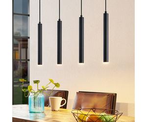 Arcchio Kammeron lámpara colgante LED, negro, metal, 80 cm