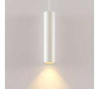 Arcchio lámpara colgante Ejona, altura 27 cm, blanco, aluminio True