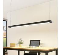 Arcchio lámpara colgante LED Cuna, negro, 162cm, metal
