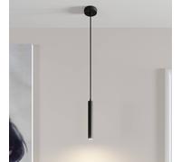 Arcchio Lámpara colgante LED Franka, 1 luz, Ø 4 cm, negro