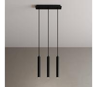 Arcchio LED Lámpara colgante Franka (Moderno) en Negro hecho de Aluminio e.o. para Salón & Comedor (3 llamas, lámpara, techo