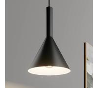 Arcchio Lámpara colgante Tadej, blanco y negro, Ø 19 cm, metal, E27 True