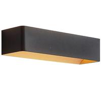 Arcchio Lámpara de pared LED de Aluminio Negro