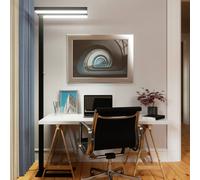 Arcchio lámpara de pie LED Logan Basic, negra, 6000 lm, atenuable