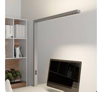 Arcchio lámpara de pinza LED Jolinda, plata, metal, atenuable