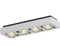 Arcchio downlight de techo Ronka, 65 cm, 4 luces, blanco, GU10
