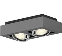 Arcchio Lámpara de techo de Aluminio Negro