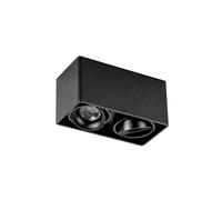 Arcchio lámpara de techo en negro, plafón