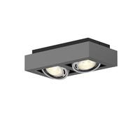 Arcchio Lámpara de techo de Aluminio Negro