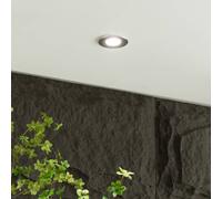Arcchio Lámpara empotrable LED Elmon, IP65, cromo