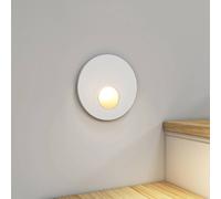 Arcchio Lámpara empotrable LED Vexi, Ø 7,5 cm, blanco, aluminio, CCT True
